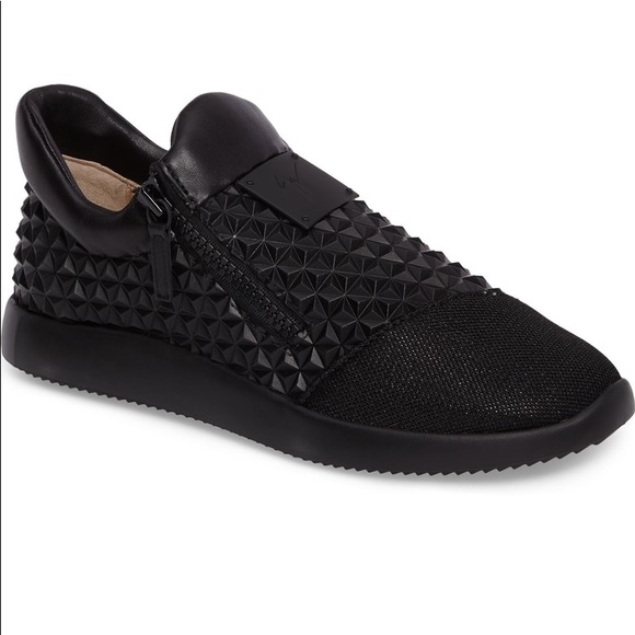Giuseppe Zanotti Other - Giuseppe Zanotti Geo Embossed Zip Sneaker Men 40EU